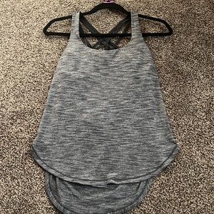 LULULEMON - Sz 4 Strappy Back - BLK/gray